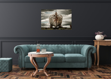 Preview: Fotokunst auf Alu-Dibond - Höfrungur