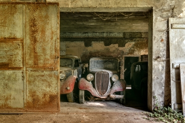 Fotokunst auf Alu-Dibond - Rusten Cars