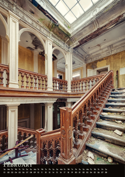 Lost Places - Bildkalender "Gesternwelten" 2026