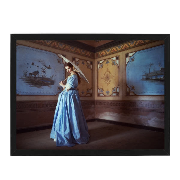 Fotokunst auf Leinwand mit Schattenfugenrahmen - La Principessa delle fate