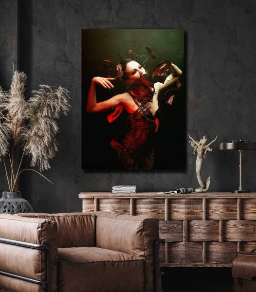 Fotokunst auf Alu-Dibond - Arise, out of the ashes of your shattered dreams