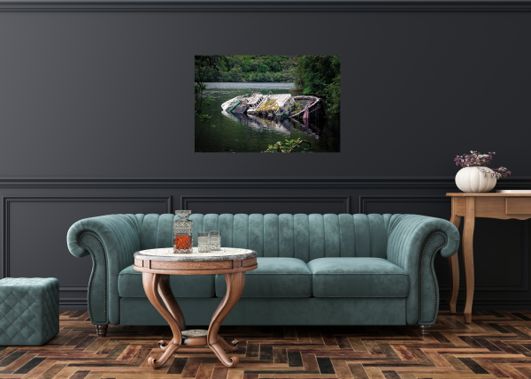 Fotokunst auf Alu-Dibond - End of the party